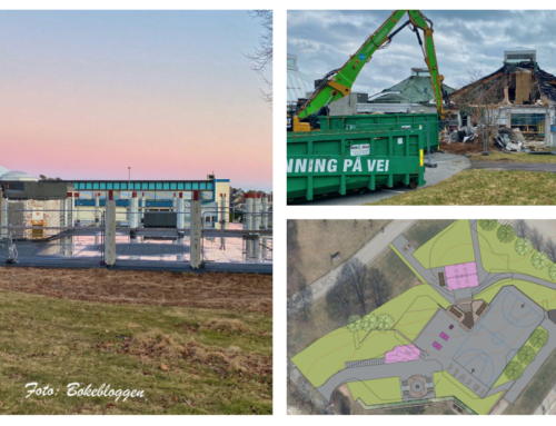Gjenoppføring av Larvik bibliotek i Badeparken?